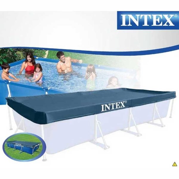 Тент на каркасный бассейн INTEX 450x220 см